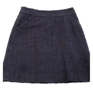 Banana Republic NAVY pencil skirt floral pattern